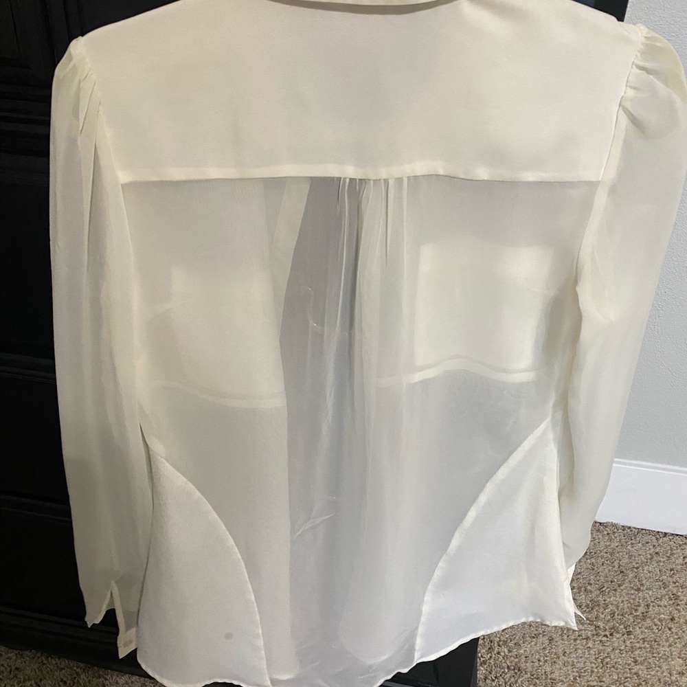 Size small double pocket breast button down